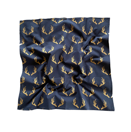 Furoshiki Gift Wrap Midnight Reindeers Fabric Gift Wrap