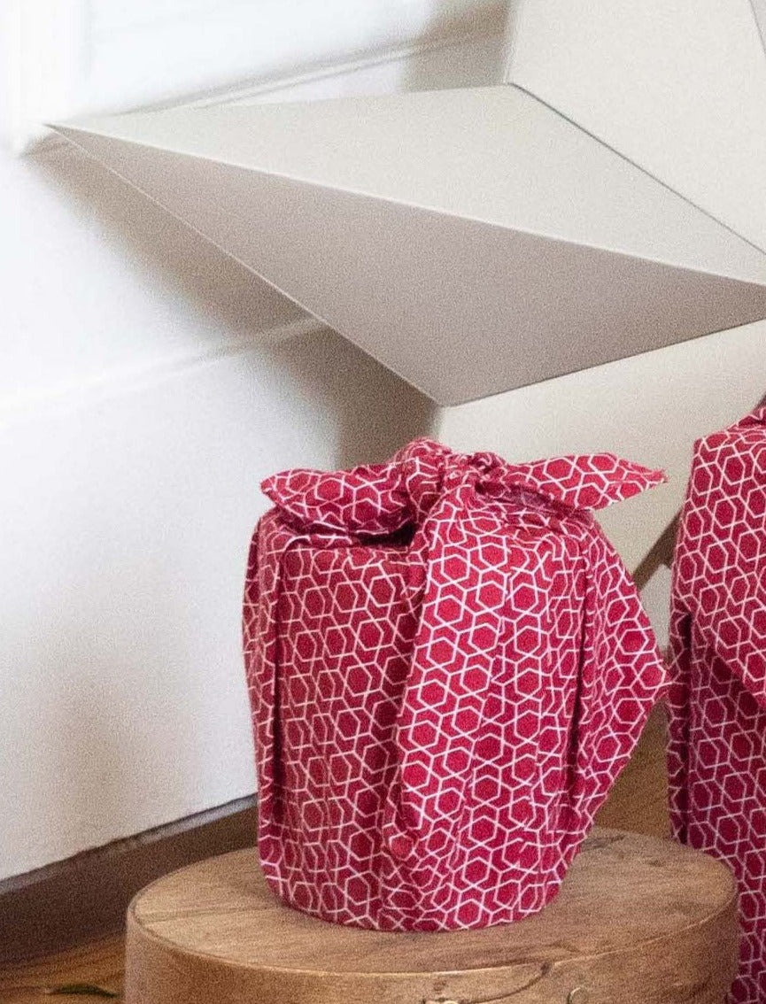 Furoshiki Cherry Fabric Gift Wrap