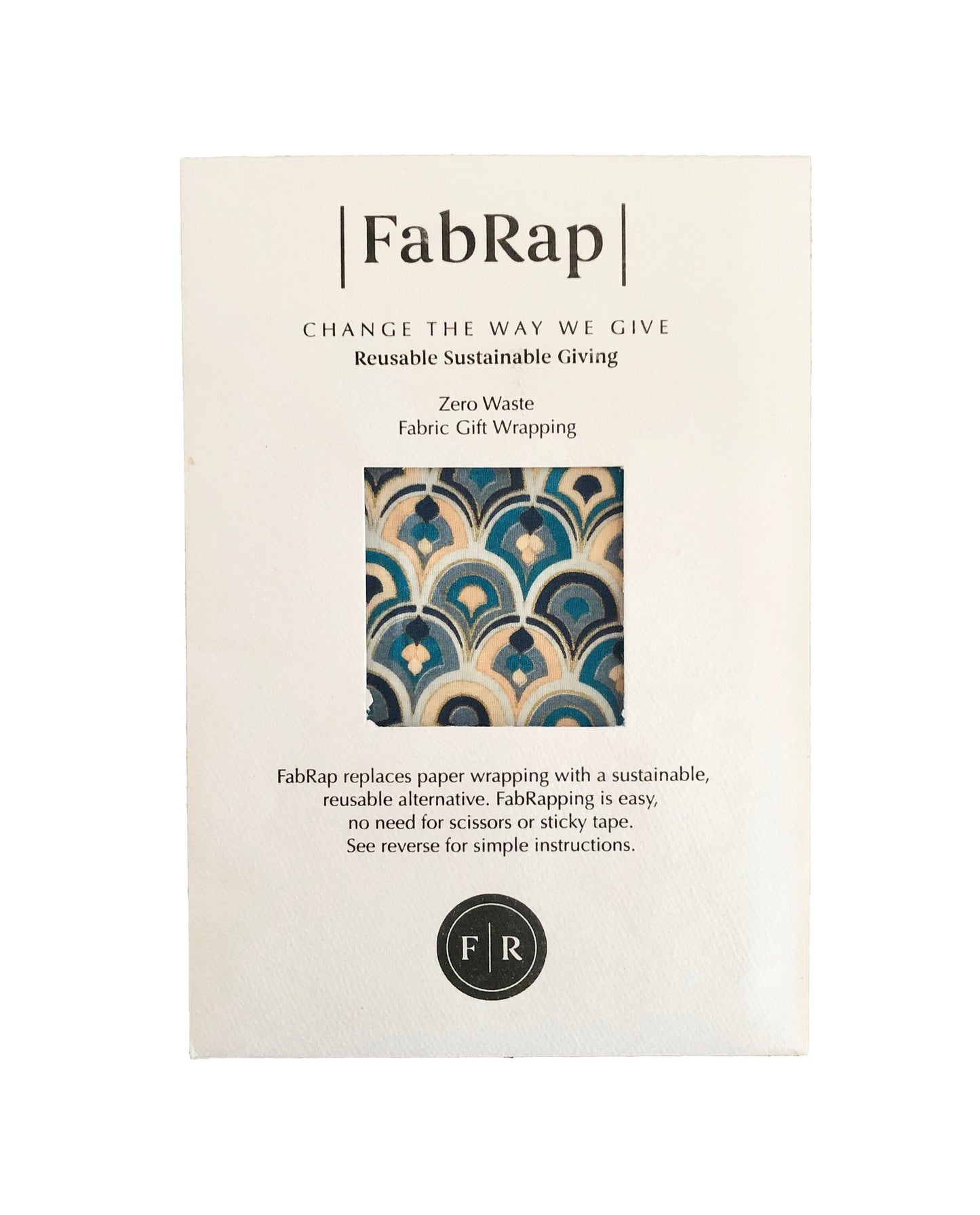 fabric gift wrapping art deco FabRap™
