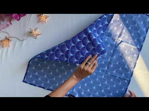 Furoshiki Gift Wrap Indigo Fans Fabric Gift Wrap