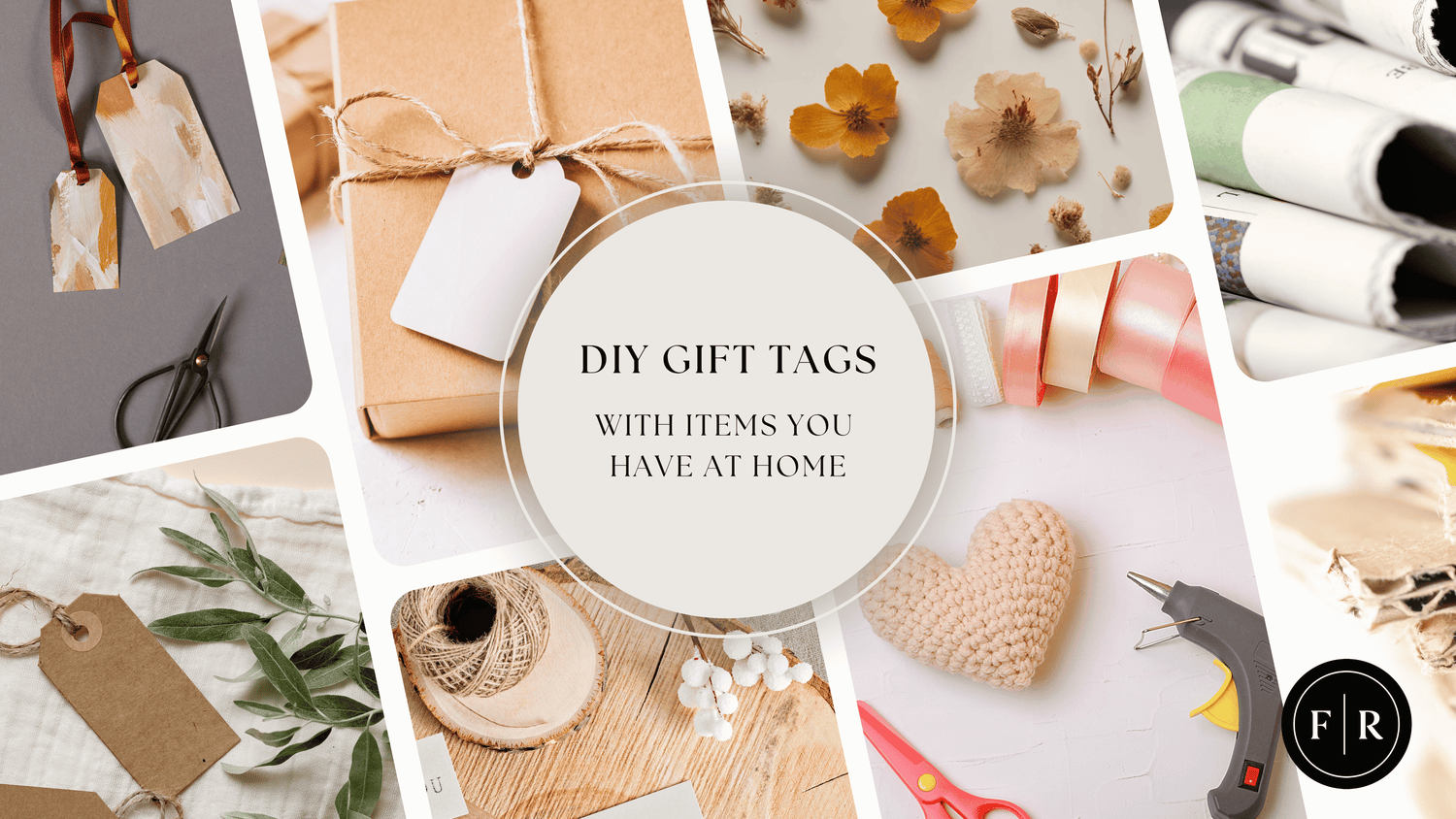 DIY Gift Tags with Items You Have At Home