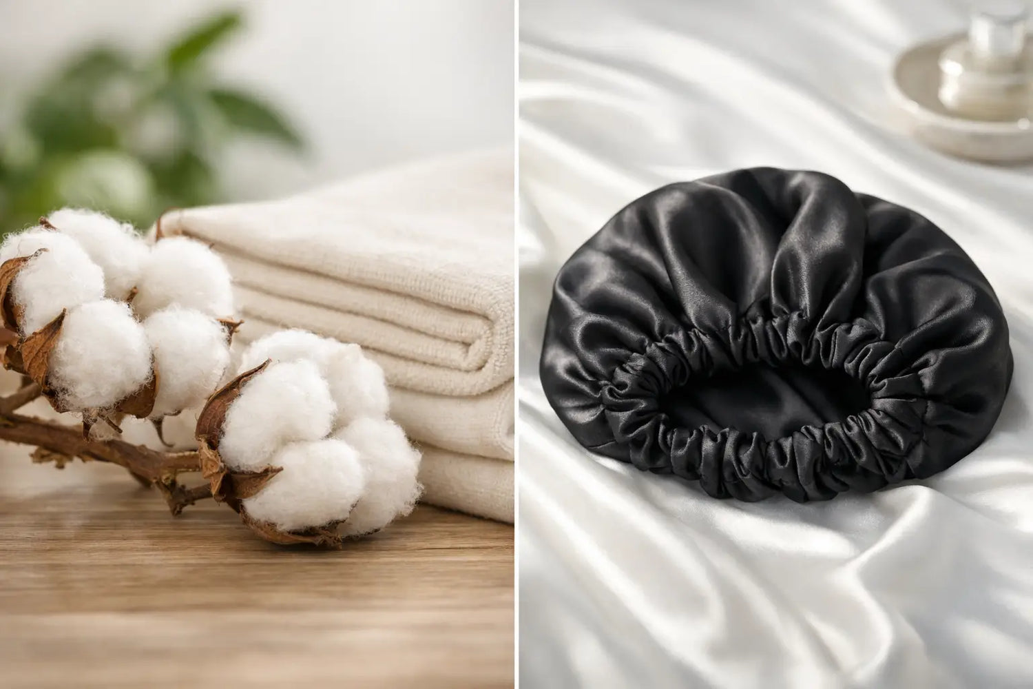 Organic Cotton vs Satin Wrap