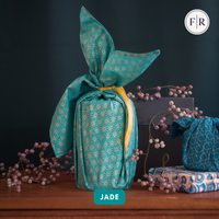 Furoshiki Reusable Fabric Gift Wrap | Jade | FabRap®