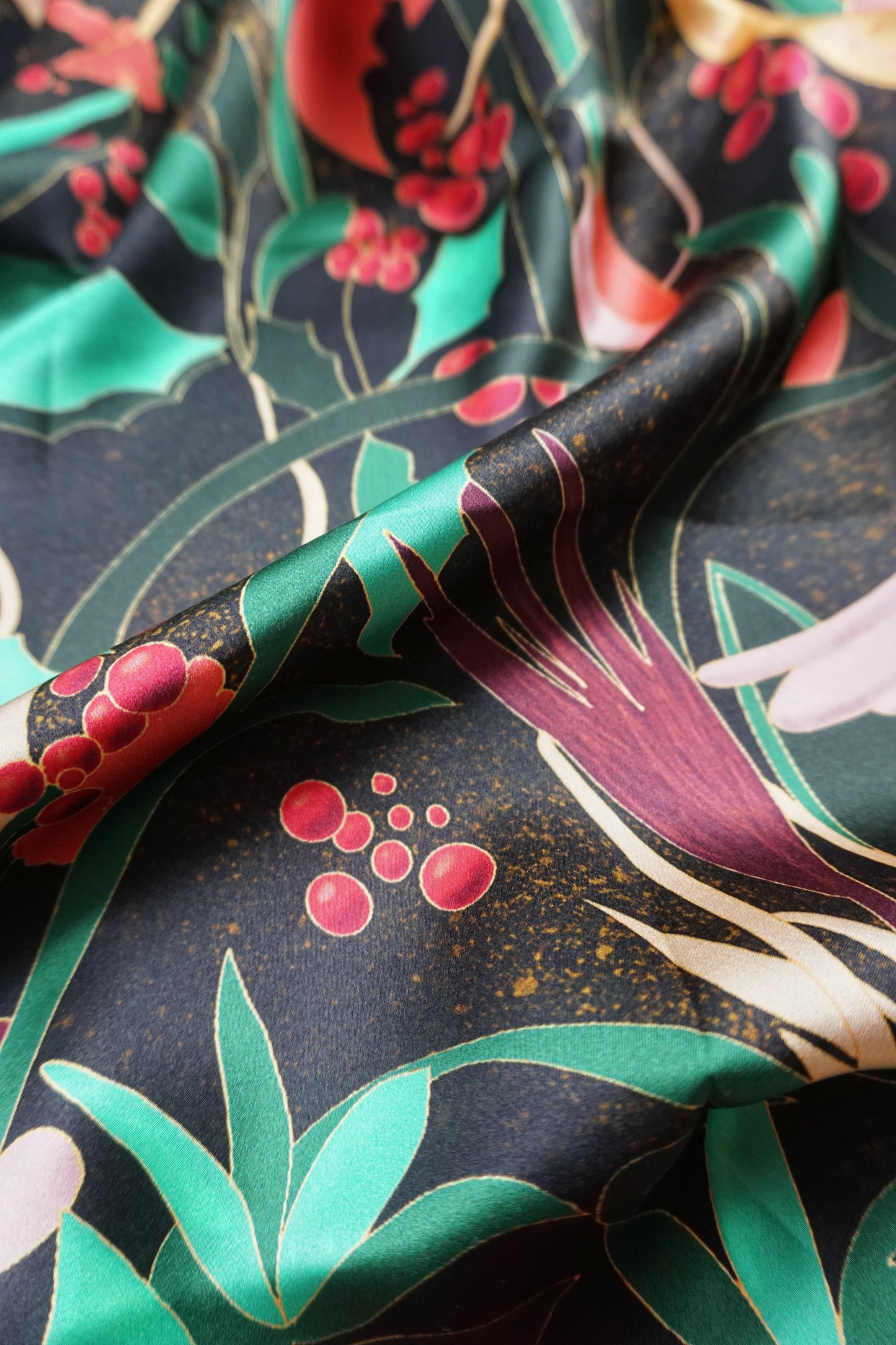 Furoshiki - Jewel Bloom - Silk - FabRap