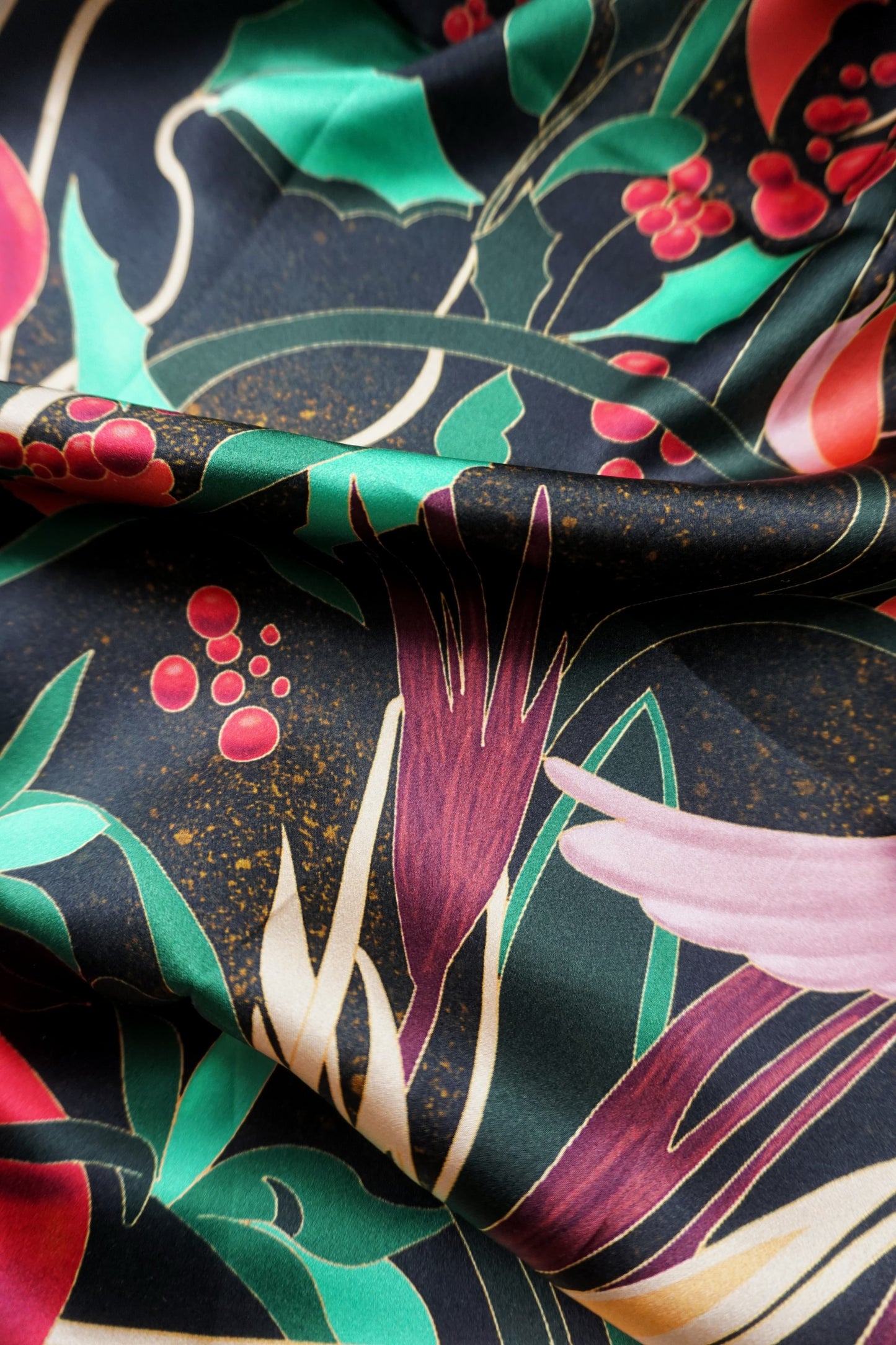 Furoshiki - Jewel Bloom - Silk - FabRap