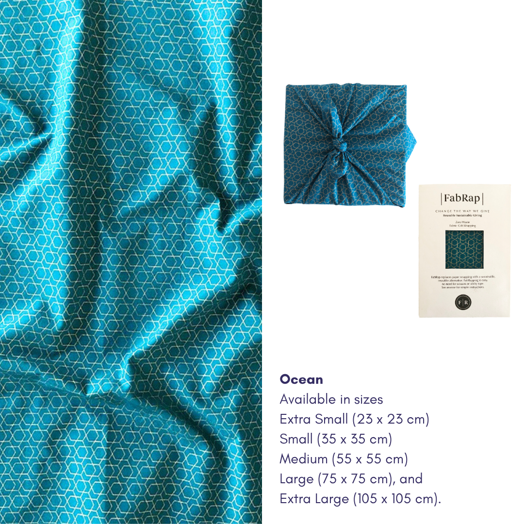 Furoshiki Reusable Fabric Gift Wrap | Ocean FabRap®