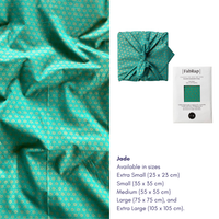 Furoshiki Reusable Fabric Gift Wrap | Jade | FabRap®