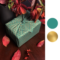 Furoshiki Reusable Fabric Gift Wrap | Jade | FabRap®