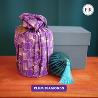 Furoshiki Reusable Fabric Gift Wrap | Plum Diamonds FabRap®