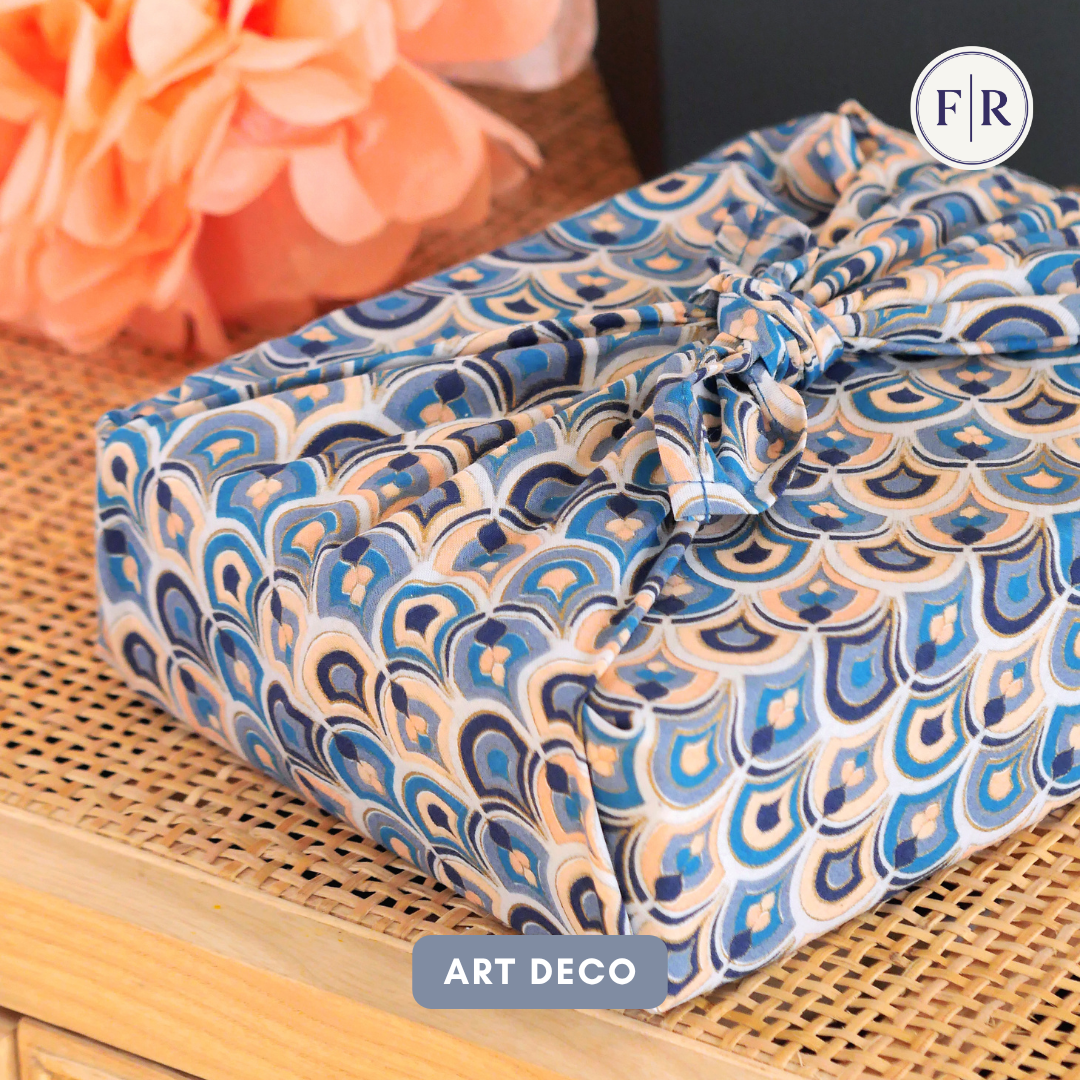 Furoshiki Reusable Fabric Gift Wrap | Art Deco | FabRap®