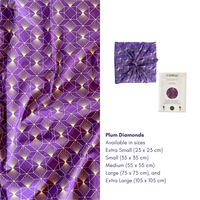 Furoshiki Reusable Fabric Gift Wrap | Plum Diamonds FabRap®