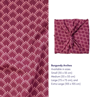 Furoshiki Reusable Fabric Gift Wrap | Burgundy Arches FabRap®