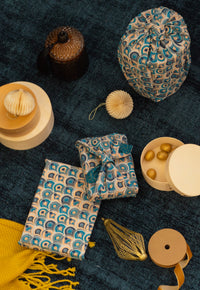 9 Piece Bundle Style - Art Deco & Ocean (Teal Blue)