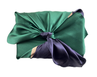 Furoshiki – Smaragdgrün – Seiden-Geschenkverpackung von FabRap