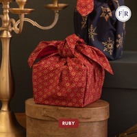 Furoshiki Reusable Fabric Gift Wrap | Ruby Red FabRap®
