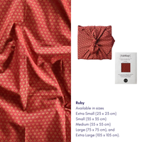 Furoshiki Reusable Fabric Gift Wrap | Ruby Red FabRap®