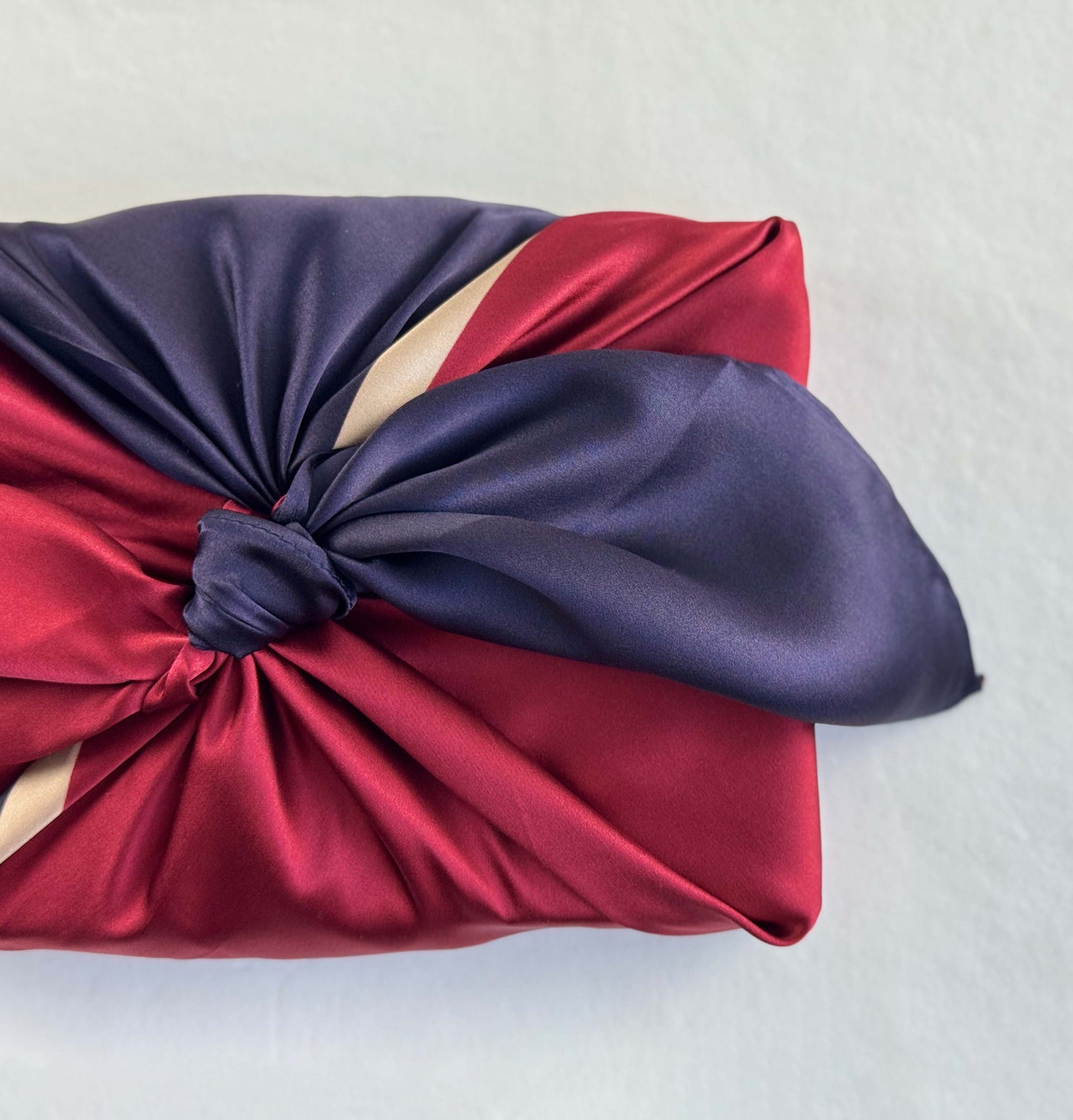 Furoshiki - Ruby Midnight - SILK FabRap Gift Wrapping