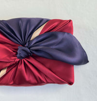 Furoshiki - Ruby Midnight - SILK FabRap Gift Wrapping
