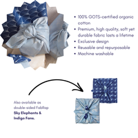 Furoshiki Reusable Fabric Gift Wrap | Sky Elephants FabRap®
