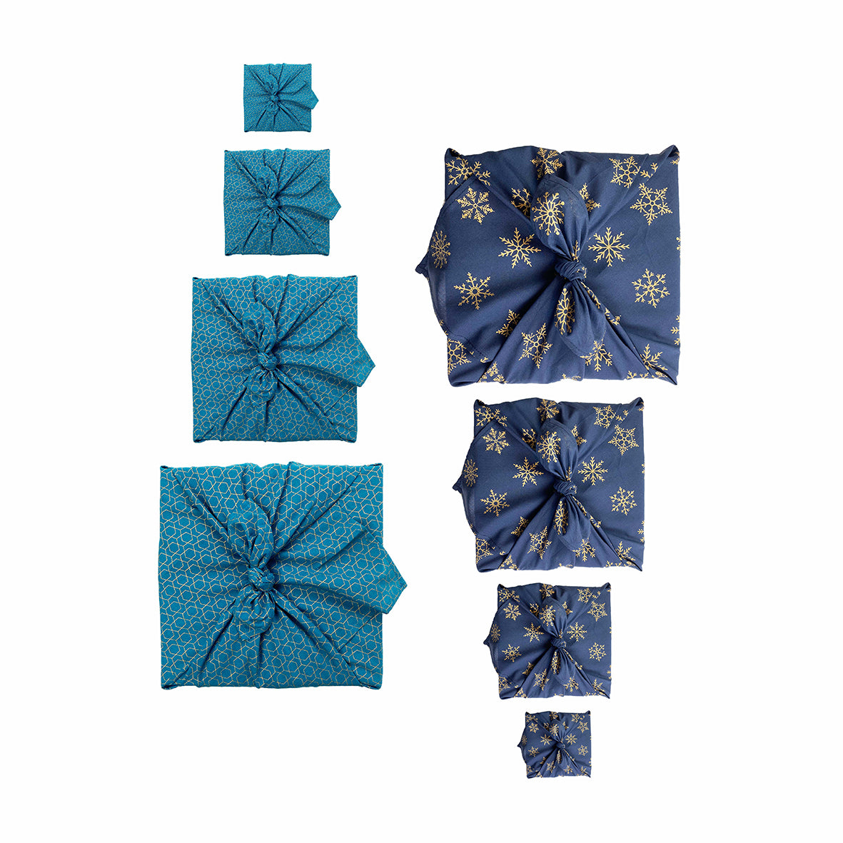 Contemporary Christmas - Ocean and Snowflakes 8 piece set