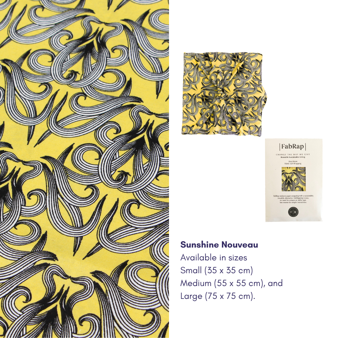 Furoshiki Reusable Fabric Gift Wrap | Sunshine Nouveau FabRap®