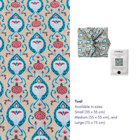 Furoshiki Reusable Fabric Gift Wrap | Teal FabRap®