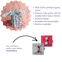 Furoshiki Reusable Fabric Gift Wrap | Teal FabRap®