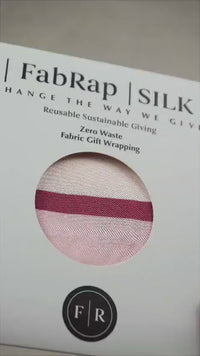 Furoshiki - Strawberry Shortcake - SILK FabRap Gift Wrapping