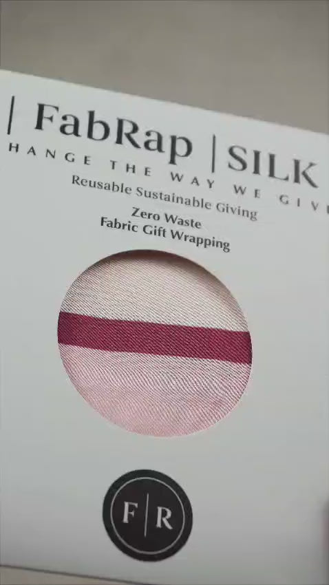 Furoshiki - Strawberry Shortcake - SILK FabRap Gift Wrapping