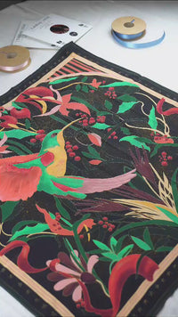 Furoshiki - Jewel Bloom - Seide - FabRap