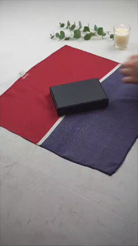 Furoshiki - Ruby Midnight - SILK FabRap Gift Wrapping