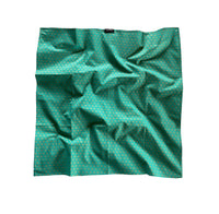 Furoshiki Gift Wrap Jade & Gold Asanoha Reusable Gift Wrap