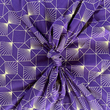 Furoshiki Gift Wrap Plum Diamonds Fabric Gift Wrap