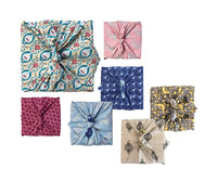 Furoshiki Fabric Gift Wrap Spring Starter Gift Set - 5 Pieces