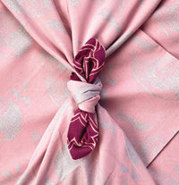 Furoshiki FabRap Reusable fabric gift wrapping. Furoshiki. Maroon arches with blush silver whales design furoshiki. Reversible furoshiki. Exclusive designed furoshiki by FabRap. Zero waste gift wrap by FabRap. FabRap Furoshiki. FabRap fabric gift wrapping.