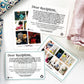 Furoshiki Geschenkstoffe – 9-teiliges Set “Blush Whales & Maroon Arches“ 