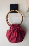 Furoshiki Tasche „Cherry“ mit Bambusringen