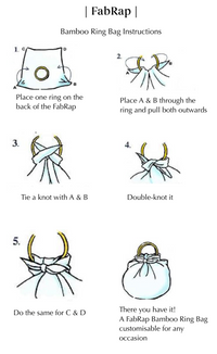 Furoshiki Cherry Furoshiki Bamboo Bag