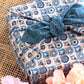 Art Deco & Ocean Fabric Gift Wrap Furoshiki Cloth - Double Sided (Reversible)