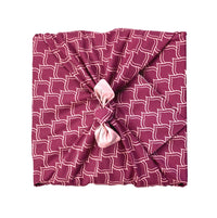 Furoshiki FabRap Reusable fabric gift wrapping. Furoshiki. Maroon arches with blush silver whales design furoshiki. Reversible furoshiki. Exclusive designed furoshiki by FabRap. Zero waste gift wrap by FabRap. FabRap Furoshiki. FabRap fabric gift wrapping.