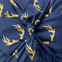 Midnight Reindeers Furoshiki Geschenkstoff – Einseitig 