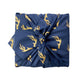 Fabric Gift Wrap Furoshiki Cloth - Christmas Pack Mini 4 piece Multi-style Single Sided