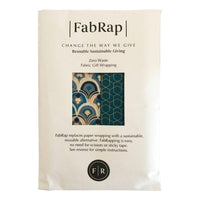 fabric gift wrapping art deco and ocean FabRap™