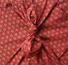 Furoshiki FabRap Reusable fabric gift wrapping. Furoshiki. Ruby red with gold stars design design furoshiki. Exclusive designed furoshiki by FabRap. Zero waste gift wrap by FabRap. FabRap Furoshiki. FabRap fabric gift wrapping.