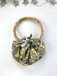 Furoshiki Sunshine Nouveau & Make A Wish Double Sided Reversible Furoshiki Bamboo Bag