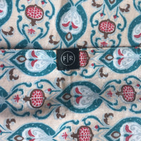 Furoshiki Tasche „Teal“ mit Bambusringen