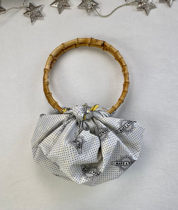 Furoshiki Sunshine Nouveau & Make A Wish Double Sided Reversible Furoshiki Bamboo Bag