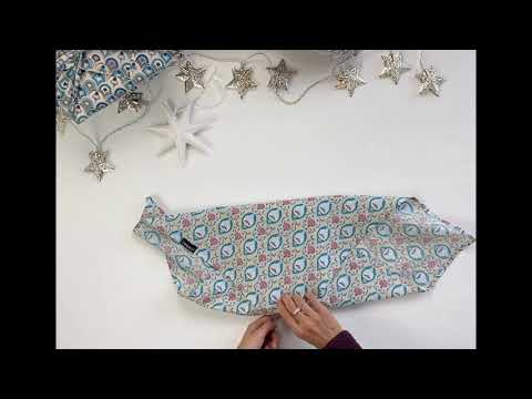 Furoshiki Reusable Fabric Gift Wrap | Teal FabRap®